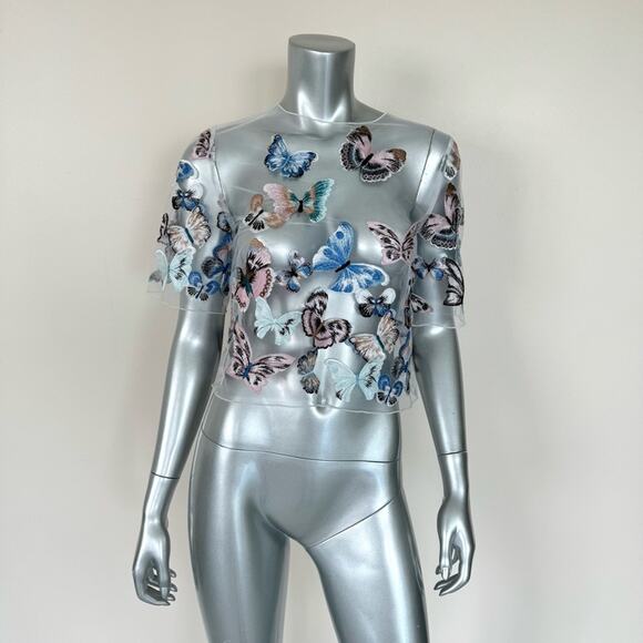 Custom made Valentino fabric blouse size S - Picture 2 of 7